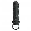 PRETTY LOVE - PENIS SLEEVE WITH BALL STRAP vibration BLACK